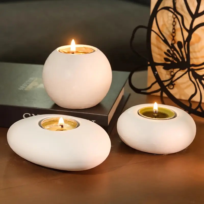Pothos - Tealight Candle Holder Resin Silicone Mold,