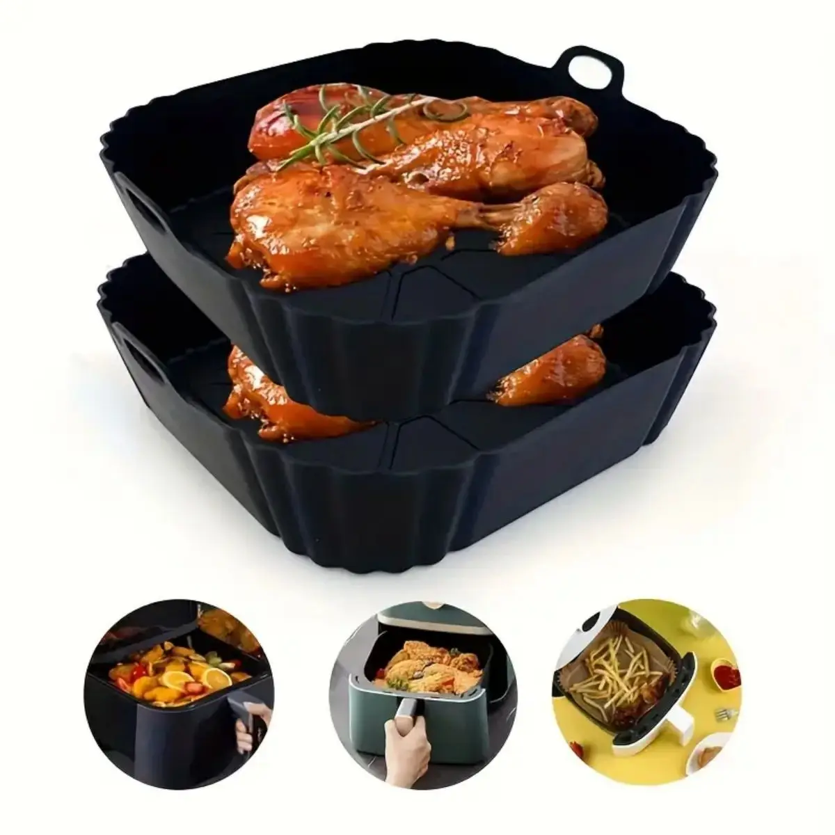 Reusable Air Fryer Silicone Po - огляд і ціна Pothos