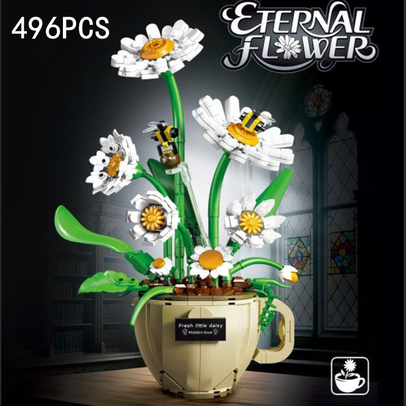 MOC Coffee Cup Flower Building - огляд і ціна Terracotta Pot