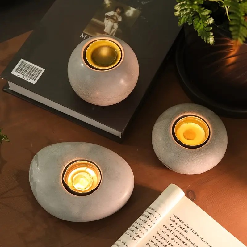 Tealight Candle Holder Resin S - огляд і ціна Pothos