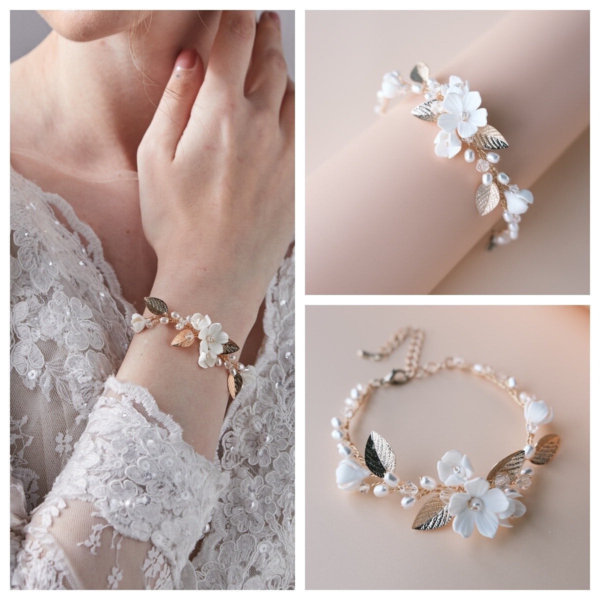 Ins Clay Flower Bridal Bracele - огляд і ціна Snake Plant Ceramic