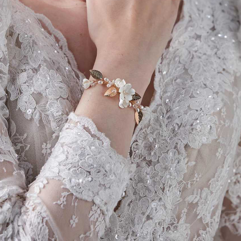 Ins Clay Flower Bridal Bracele - огляд і ціна Snake Plant Ceramic