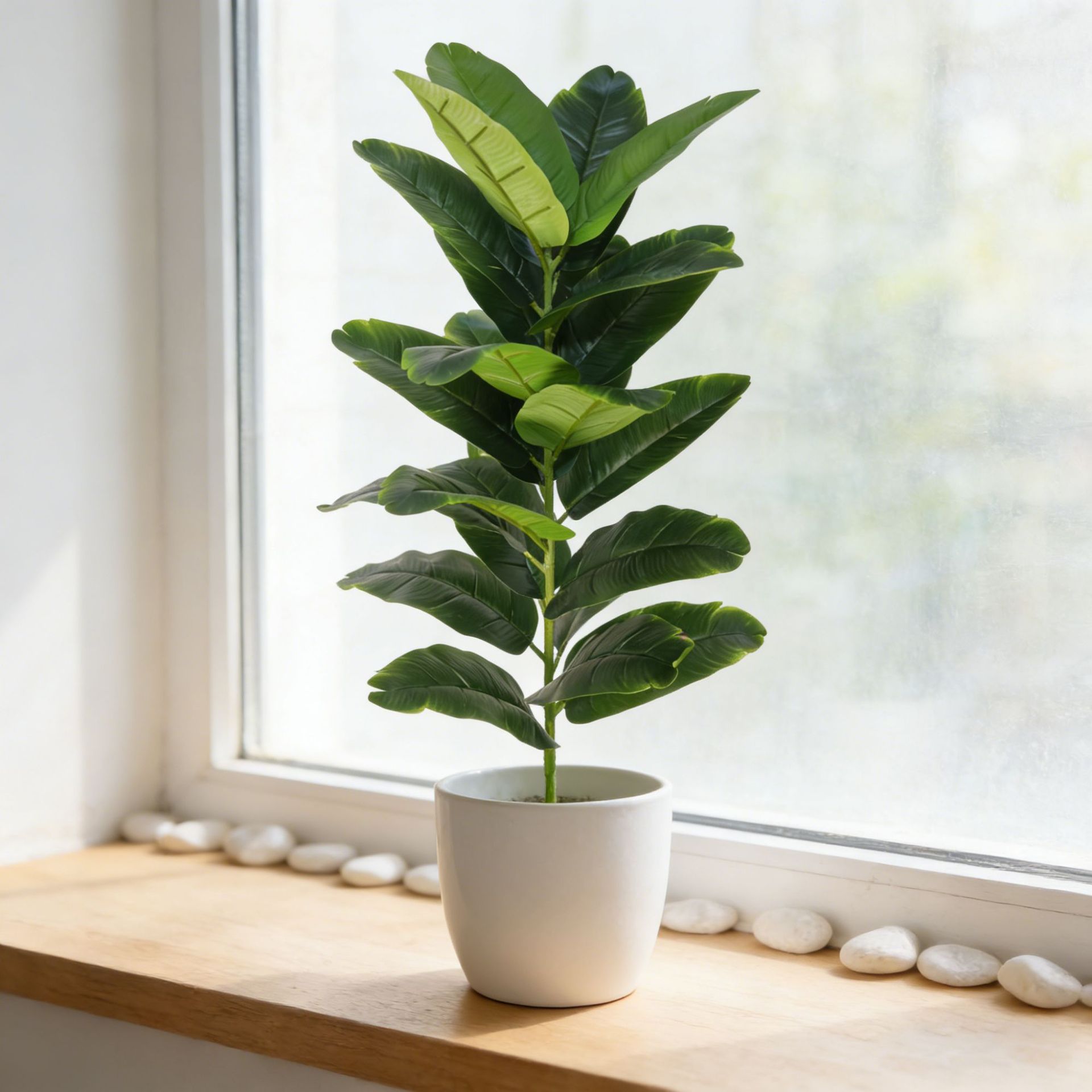 Large Plastic Artificial Fiddl - огляд і ціна Fiddle Leaf Fig