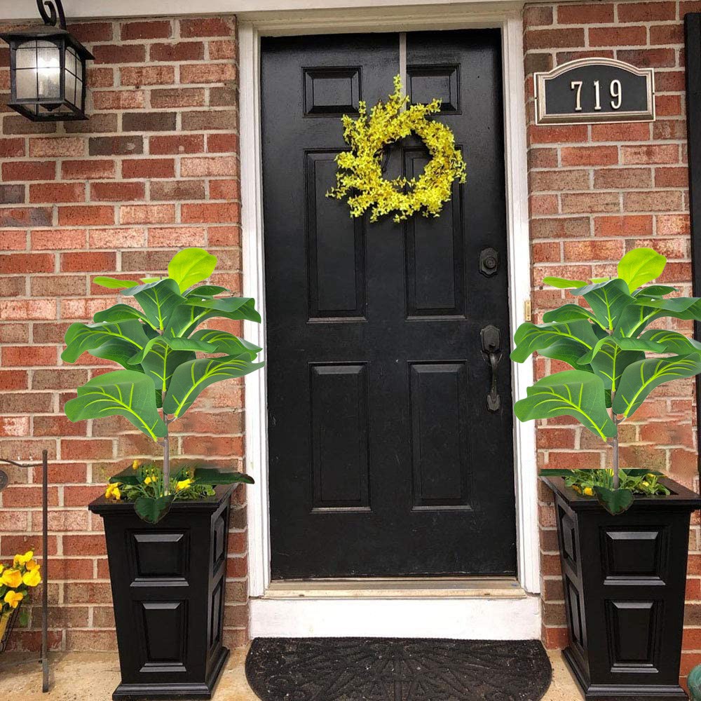 AB33-2Pcs Artificial Fiddle Le - огляд і ціна Fiddle Leaf Fig