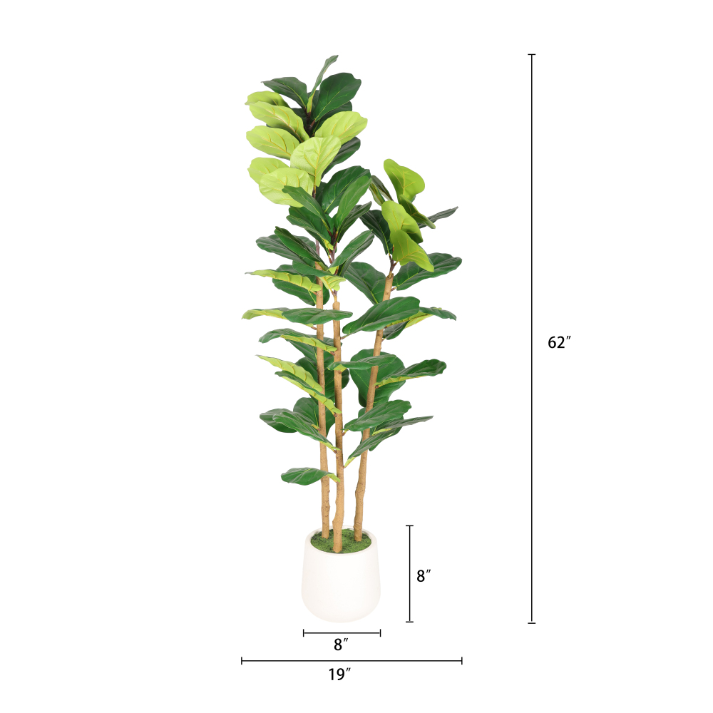 5.2FT Artificial Fiddle Leaf F - огляд і ціна Fiddle Leaf Fig